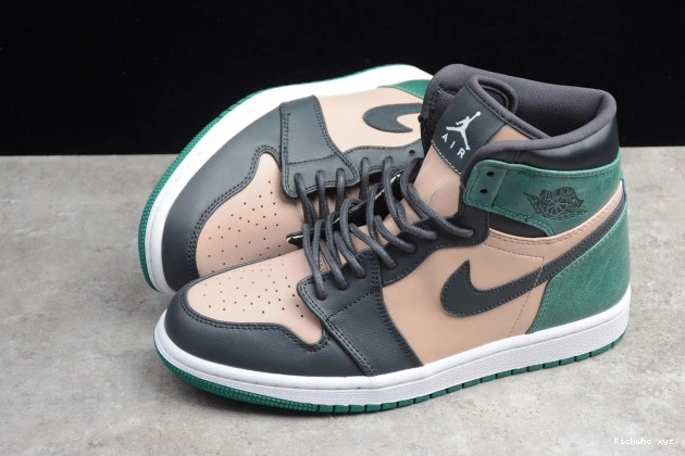 Jordan Air Green AH7389-203 1 Mystic Beige Retro High Bio Anthracite 0820